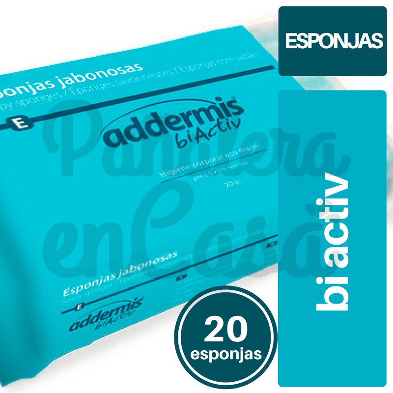 Addermis Esponja Jabonosa, 20 Unidades
