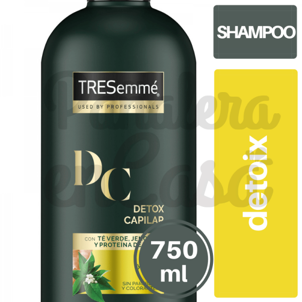Shampoo TRESEMMÉ Detoix Capilar 750ml panaleraencasa