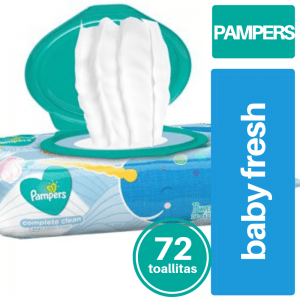 Toallitas PAMPERS Complete Clean Baby Fresh panaleraencasa