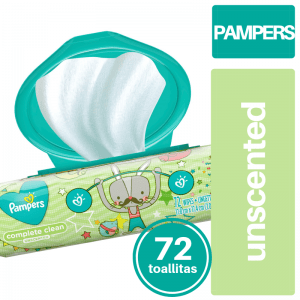 Toallitas PAMPERS Complete Clean Baby Unscented